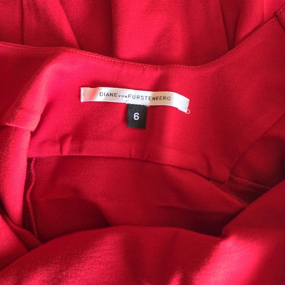 Diane Von Furstenberg Holiday Christmas Dress Vintage - Picture 5 of 5